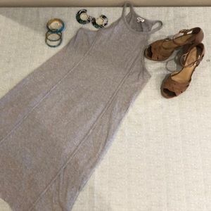 Splendid gray midi dress